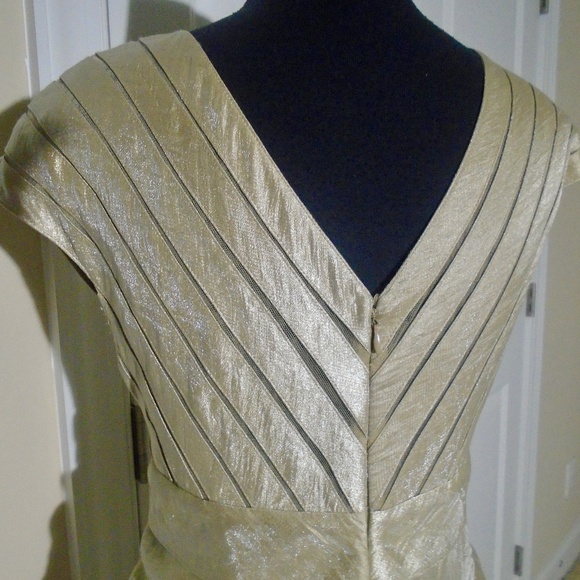 AIDAN MATTOX Niteline Ruffled-Tier Sheath Dress 6 - Picture 8 of 9